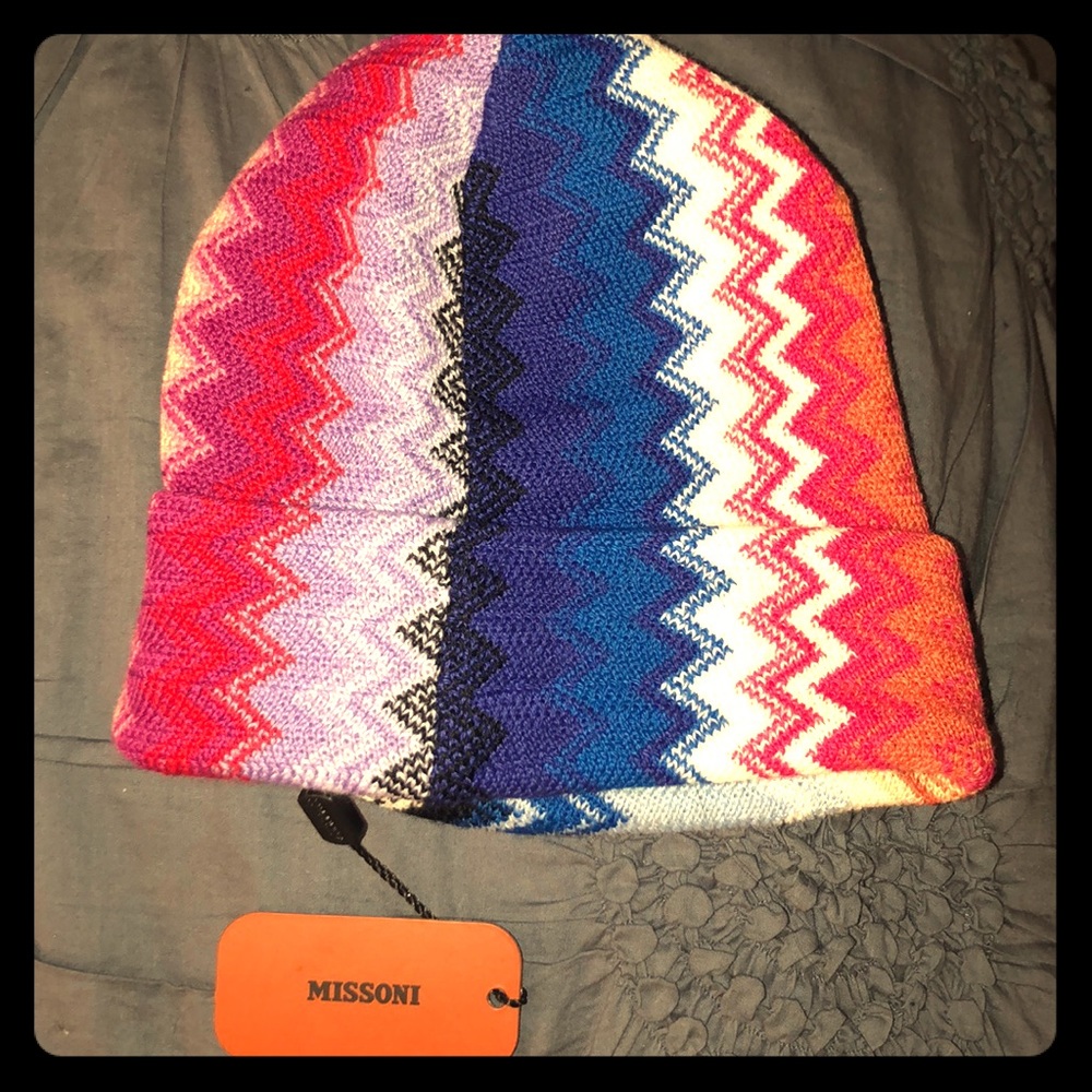 Missoni multi color beanie